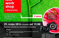 29. mája 2014 bude Canon Macro Workshop